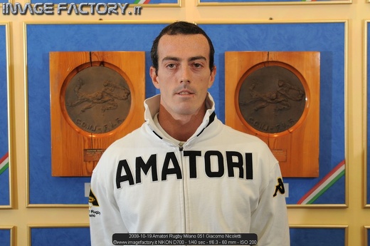 2008-10-19 Amatori Rugby Milano 051 Giacomo Nicoletti